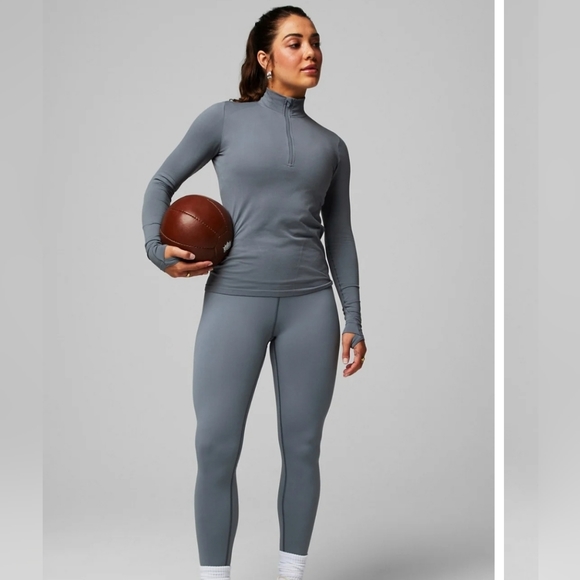 Fabletics Define PowerHold® High-Waisted Leggings - Stormcloud - Size Large, NWT - Picture 4 of 8